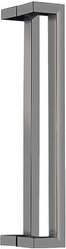 مقبض باب الحظيرة مستطيل الشكل حديث عالي التحمل، سحب من الفولاذ المقاوم للصدأ، للمدخل التجاري، المكتب، واجهة المتجر، طول 60/80/120 سم (اللون: ذهبي وردي) in Kuwait