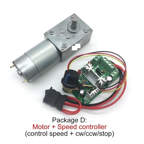 A58SW-555 Geared DC Electronic Starter Worm Gearbox 12-470RPM High Torque D Shaft Reversed Self-Lock Package A 12v 27rpm in Saudi Arabia