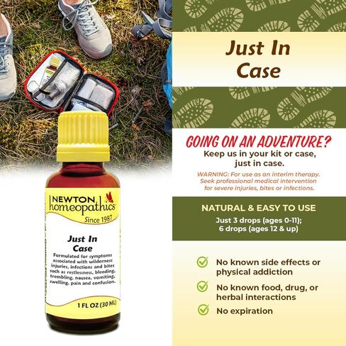 Newton Homeopathics Just in Case - 1 Oz Liquid in Saudi Arabia