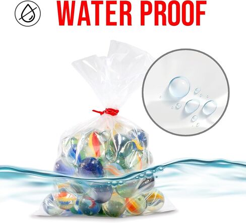 8NET - 7 × 10 بوصة (علبة مكونة من 1000) أكياس بولي بلاستيكية شفافة من فئة LDPE بسعة 2 مل - متوسطة الوزن - آمنة بنسبة 100% لتخزين المواد الغذائية واللوازم الطبية in Kuwait