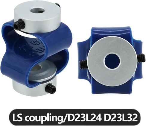 D23L24 L32 Double Loop Couple 8 Fonts Flexible Alumnum Alloy Encoder Coupling 1Pcs(D23L32 5x8) in Saudi Arabia