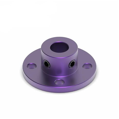 Aluminum Alloy Flange Coupling Coupler 3mm 4mm 5mm 6mm 8mm Purple Seat Axle Shaft Support 1Pcs(2pcs Silver 4mm) in Saudi Arabia