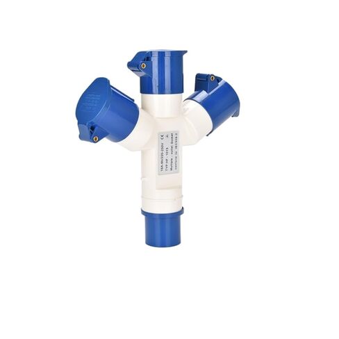 Three-Way Waterproof Industrial Aviation and Socket Non-Explosion-Proof Connector Y-Type one-Point Three 3/4/5 core 16A32A Set(GP Y1024 4P32A one to Two) in Saudi Arabia