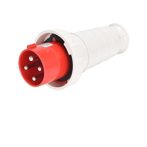 Three-Phase Industrial Waterproof Connector 63A/125A 3-core 4P5-hole Explosion-Proof Aviation Exposed and Concealed Socket(4P63A IP67 Concealed Straight) in Saudi Arabia