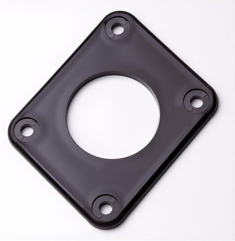 Charger Port Adapter Plate 4-Holes Fit for EZGO TXT36 36V Golf Cart 120V Plug On-Board Charging Systems for Lithium Battery Conversion Kit Golf Cart Accessories Contains 4Pcs Gasket Black in Saudi Arabia