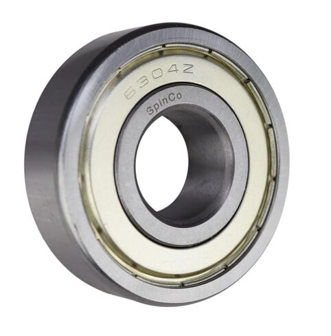 (6 عبوات) 6304-ZZ، 6304-2Z، 304SS محمل كروي شعاعي محمي 20X52X15 من SpinCo in Saudi Arabia