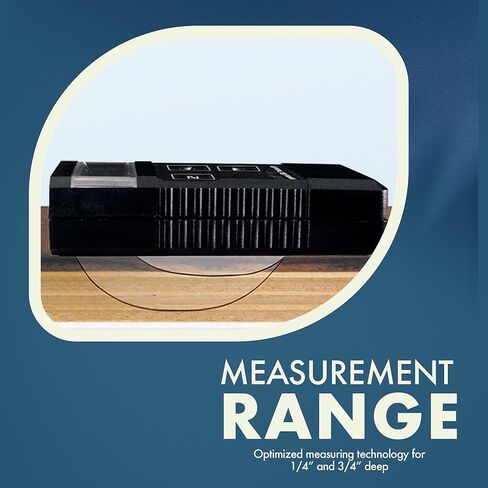 Lignomat Scanner SD Pinless مقياس الرطوبة - كاشف مقياس رطوبة الخشب لأنواع الخشب والألواح وألواح الأرضيات - جهاز اختبار الرطوبة ثنائي العمق للأعمال الخشبية والأرضيات in Kuwait