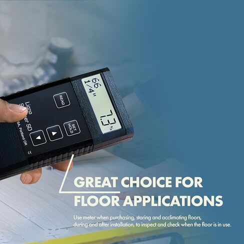 Lignomat Scanner SD Pinless مقياس الرطوبة - كاشف مقياس رطوبة الخشب لأنواع الخشب والألواح وألواح الأرضيات - جهاز اختبار الرطوبة ثنائي العمق للأعمال الخشبية والأرضيات in Kuwait