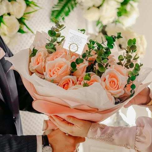 30 Pack Strong Grip Gold Floral Card Holder Picks, 13.4 Inch Premium Metal Flower Picks for Table Centerpieces, Picture Holders for Tables, Photo Card Holder Sticks for Flower Arrangements in Saudi Arabia
