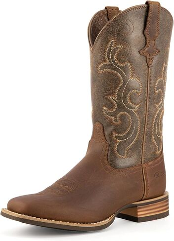 Cowboy Boots for Women Western Mid Calf Embroidered Cowgirl Boot Country Full Cowhide Leather Boot in Kuwait