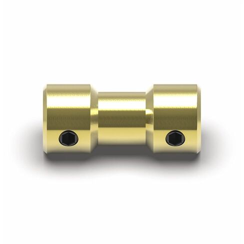 D9L20 2mm/2.3mm/3mm/3.17mm/4mm/5mm/6mm Brass Flexible Coupling Coupler Transmission Connector 1Pcs(3.17mm to 3.17mm) in Saudi Arabia
