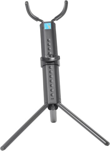 Alipis Foldable Tenor Saxophone Stand Saxophone Accessory Black Portable Sax Display Rack with Carrying Case for Music Performance and Storage in Saudi Arabia