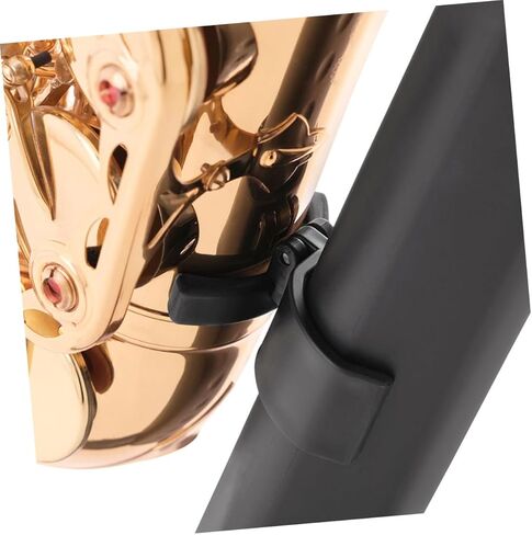 Alipis Foldable Tenor Saxophone Stand Saxophone Accessory Black Portable Sax Display Rack with Carrying Case for Music Performance and Storage in Saudi Arabia