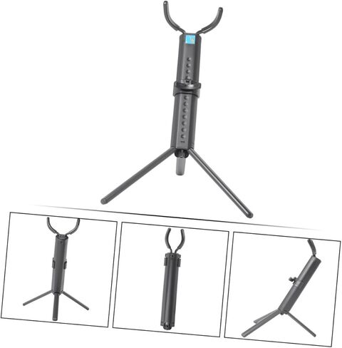 Alipis Foldable Tenor Saxophone Stand Saxophone Accessory Black Portable Sax Display Rack with Carrying Case for Music Performance and Storage in Saudi Arabia