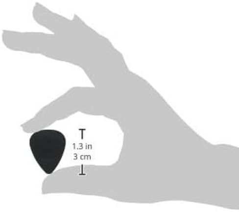 Wedgie 1.00mm WNPP100 Wedgie Nylon Pick, 12 Pack, Black in Saudi Arabia