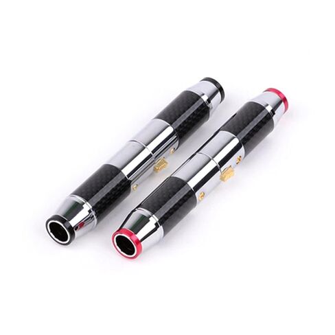 3-Pin X L R Cable Connector Carbon Fiber Black Basics X L R Male Plug Female Jack for Microphone Audio Speaker 20Pcs(10xD1009-Black) in Saudi Arabia