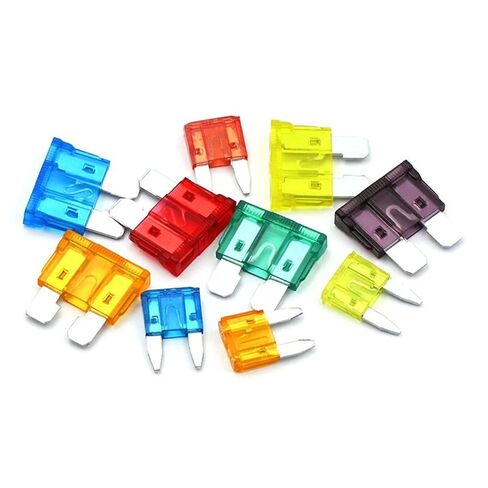 10 قطعة منصهر شفرة صغيرة من سبائك الزنك والمواد البلاستيكية 5A 10A 15A 20A 25 30A 40AMP مجموعة للسيارات والشاحنات والصمامات الصغيرة المتوسطة (20A، Mini) in Saudi Arabia