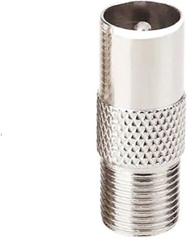 T V Male Quick Plug to F Female Adapter T V Antenna Coaxial F Connector TV Coaxial Plug 1Pcs(1pc) in Saudi Arabia