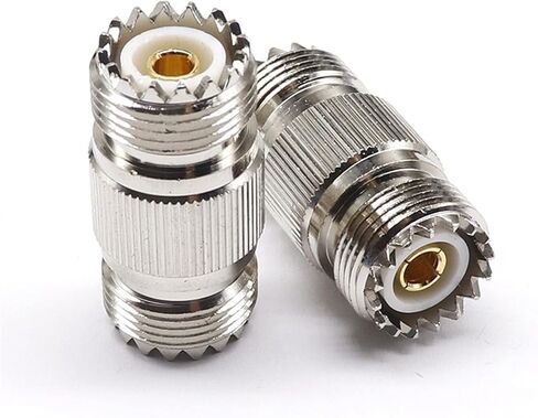 RF Adapter SL16-KK UHF-KK M Female Straight-Through Head Female to Female Straight-Through Head All Copper Needle 1Pcs in Saudi Arabia