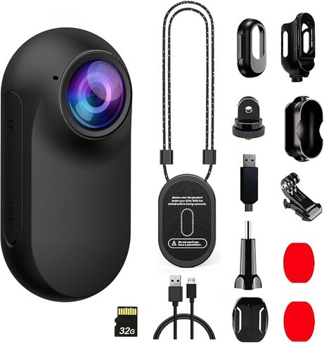 كاميرات الجسم المصغرة XILECAM1080P مع كاميرات جسم خوذة بطاقات بطاقات 32 جيجابايت مع ملحقات صوتية ومرئية متعددة الوظائف in Saudi Arabia