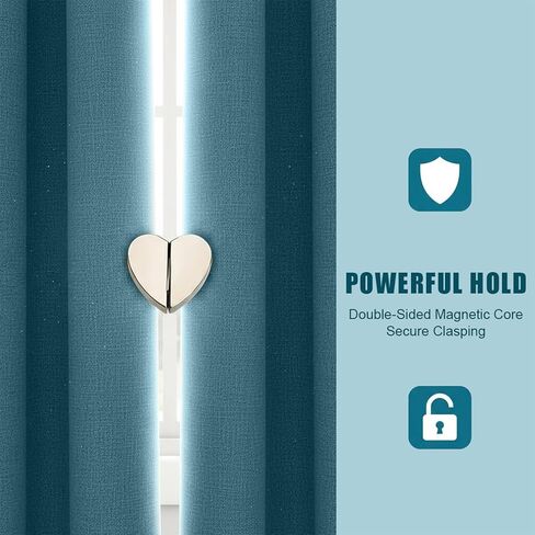 Magnetic Curtain Closure (Silver 6pairs) in Saudi Arabia