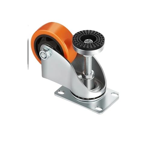4 PCS Leveling Casters Heavy Duty Swivel Casters with Handle Design Height Adjustable Casters for Workbench Machines(B 3in) in Saudi Arabia