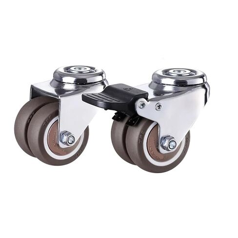 4 PCS 2" Heavy Duty Swivel Casters with 8.2mm Hole Locking Replacement Casters for Industrial, Machinery, Furniture(Type 2) in Saudi Arabia