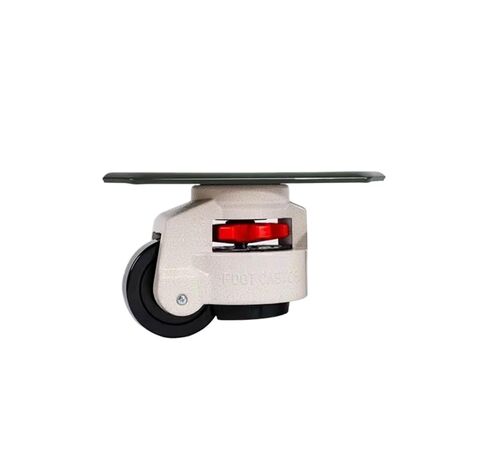 1 piece Horizontal Adjustment Wheel/Caster, GD-60F, GD-80F, GD-100F Flat Support, Suitable for Heavy Equipment, Industrial casters(GD-100) in Saudi Arabia
