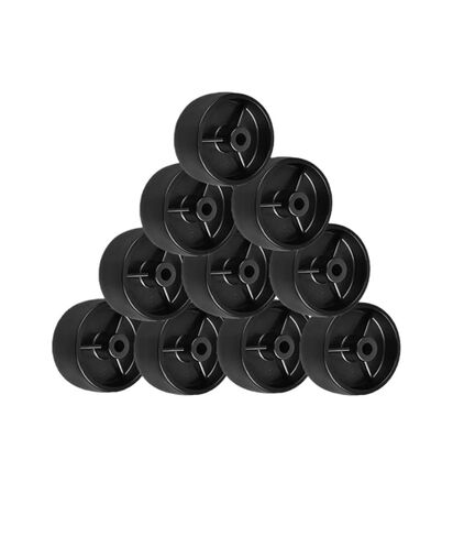 10-Pack casters 2 inches Black PP Single Wheel Inner Hole 6cm Light Plastic Sheet Diameter 5cm Furniture in Saudi Arabia