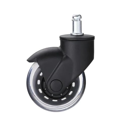5 3-inch Nylon Transparent Wheels + Spring Rod Silent Pulleys/Office Chair Trolley Household Wheels Universal Wheels in Saudi Arabia
