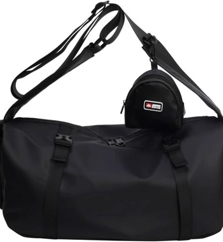 Gym Bag for Men Women, Carry On Sports Duffel Bag for Travel, Soccer Gear Bag with Shoe Compartment in Saudi Arabia