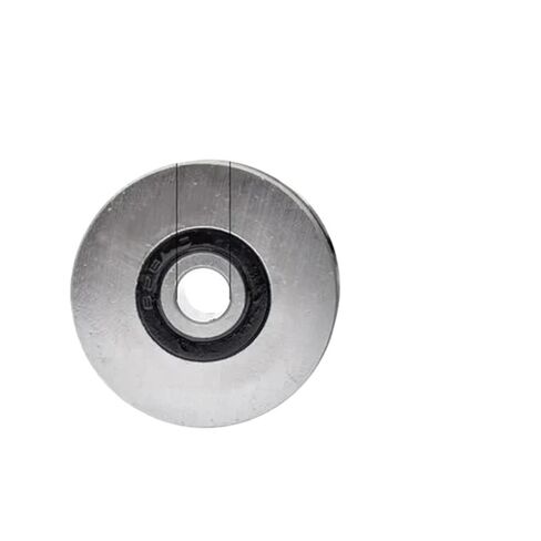 2 Pieces Metal Pulley Roller Bearing Pulley Mechanical Guide Wheel Sliding Track Roller Pulley 10x40x14mm(U8x40x12 R 5) in Saudi Arabia