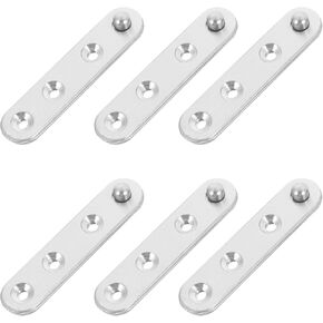 10pcs 360 Degree Stainless Steel Hidden Door Pivot Hinges Medium Size Rotatable Furniture Cabinet Shed Door Hardware in Saudi Arabia