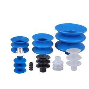 100 قطعة/الحزمة كوب شفاط المكنسة الكهربائية من سلسلة FG مكون من ثلاث طبقات من السيليكون الأزرق (FG-32) in Kuwait