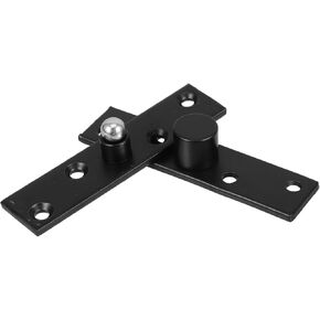 VALICLUD الفولاذ المقاوم للصدأ دوران كامل مفصل باب محوري غير مرئي للأبواب الخشبية مفصلة محورية مركزية مخفية شديدة التحمل مناسبة لخزائن الكتب ذات لمسة نهائية سوداء غير لامعة in Kuwait