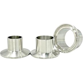 304 Grade Pipe Fittings Welding Sleeve Three Clip Stainless Steel Flange 28.6mm Height SUS 304(A 25 B 50.5 L 28.6) in Kuwait
