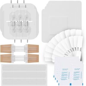 29 Pack Wound Closure Strips, FSA Eligible HSA Items,4 Types Zip Emergency Stitch Butterfly Bandaids Without Suture, Stitchless & Painless Laceration Closure Kit Wound Closures Device in Saudi Arabia