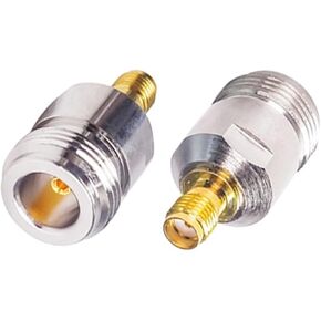 Copper RF Coaxial Coax N Female to S M A Female Connector S M A to N Plug Adapter 1Pcs in Saudi Arabia
