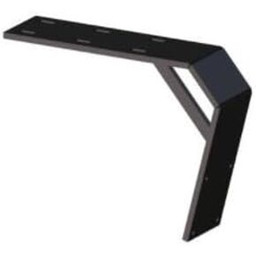 حامل سطح عمود الطاقة طويل 13 بوصة خلفي 11 بوصة قطرة - أسود in Kuwait