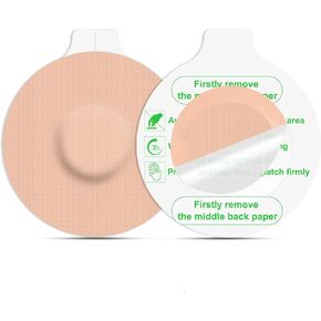 Freestyle Sensor Covers for Libre 3 Plus, 30Pack Waterproof Libre 3 Plus Sensor Covers Silky CGM Sensor Patch Easy-Peel Tab Hypoallergenic & Latex-Free 15 Days Protection, Beige in Kuwait