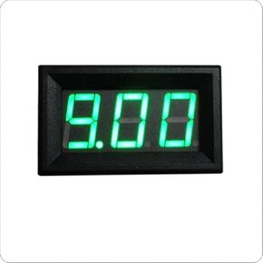 1 قطعة YB27 ثلاثة أسلاك LED مقياس الجهد الرقمي الفولتميتر 0-10 فولت 0-30 فولت 0-100 فولت 0-300 فولت 0-600 فولت كاشف الجهد لوحة فولت متر (غطاء أبيض-أحمر، DC00-1000V) in Kuwait