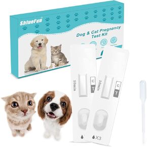 طقم اختبار الحمل للكلاب والقطط في المنزل، اختبار بول الكلاب - يعتمد على البول، دقيق بنسبة 98.8%، نتائج خلال 10 دقائق، غير مؤلم (قطعة واحدة) in Kuwait