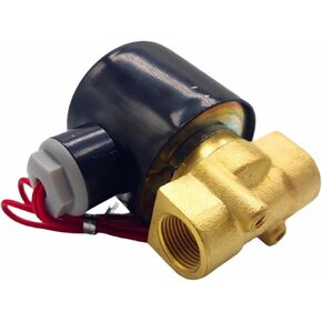 Solenoid Valve Normally Closed Brass DN06/08/10/15/20/25 1/4 3/8 1/2 3/4 1 Inch 12V 220V 24v Pneumatic 1Pcs(DN6,G_220V_COPPER BODY) in Saudi Arabia