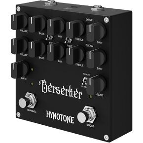 دواسة Preamp للجيتار ثنائية القناة من TOPPING HYNOTONE Berserker - تنظيف وتشويه على شكل أنبوب JFET، بوابة ضوضاء مدمجة، نغمات معدنية قوية ومؤثرة in Kuwait