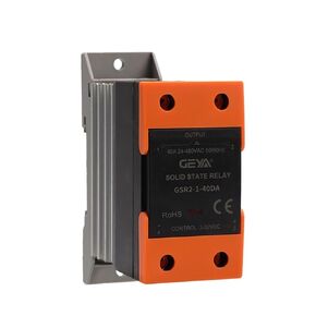 GSR2-1 SSR 10A 25A 40A 60A 80A 100A 120A Rail Mounted Solid State Relay Single Phase with Heat Sink(Dc to Ac,GSR2-1-120A) in Saudi Arabia