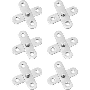 Homoyoyo 6 قطع من الفولاذ المقاوم للصدأ مفصلات دوران الباب المخفية مجموعة مفصلات محورية مع محور سفلي صغير للمنزل وأجهزة باب النافذة in Kuwait