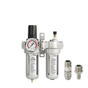 SFC200 1/4 "SFC400 1/2" SFC300 3/8 "منظم فلتر الهواء صمام تنظيم مصيدة البخار لفاصل الماء الزيتي مناسب للأجزاء الهوائية للضاغط (SFC-300 w EU30) in Kuwait