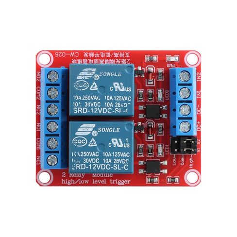 وحدة تتابع بقناتين 12 فولت لمشاريع Arduino، وعزل Optocoupler، ومشغل عالي/منخفض المستوى، ولوحة توسيع in Saudi Arabia