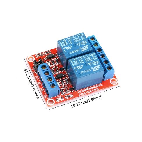 وحدة تتابع بقناتين 12 فولت لمشاريع Arduino، وعزل Optocoupler، ومشغل عالي/منخفض المستوى، ولوحة توسيع in Saudi Arabia