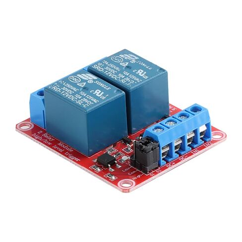 وحدة تتابع بقناتين 12 فولت لمشاريع Arduino، وعزل Optocoupler، ومشغل عالي/منخفض المستوى، ولوحة توسيع in Saudi Arabia